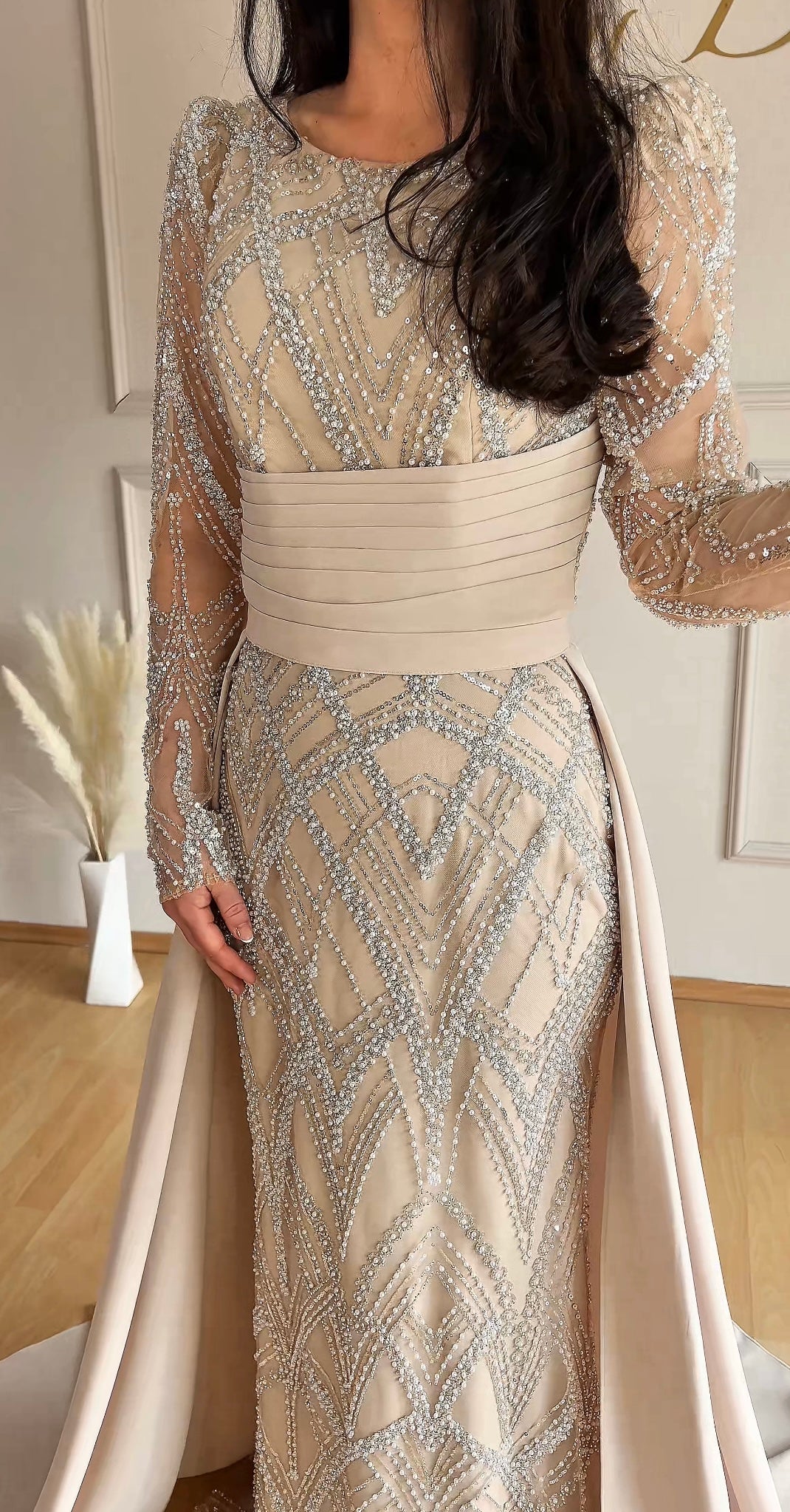 Liya Dress Beige